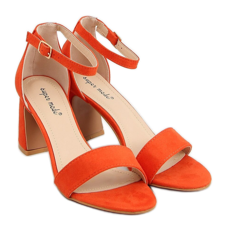 Tacchi alti arancioni 8741 Arancione arancia
