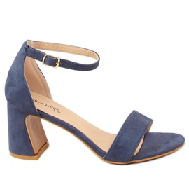 Sandali blu con tacco alto 8741 Blu