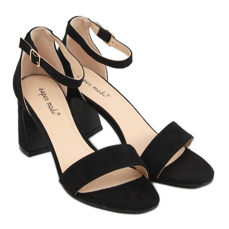 Sandali neri con tacco alto 8741 Black nero