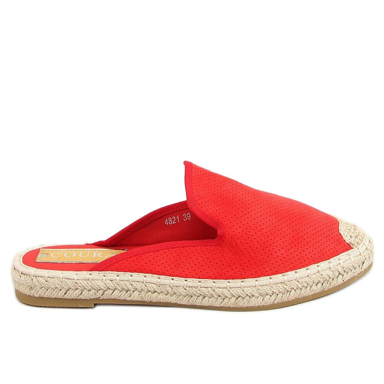 Rosso Espadrillas da donna rosso 4821 Rosso