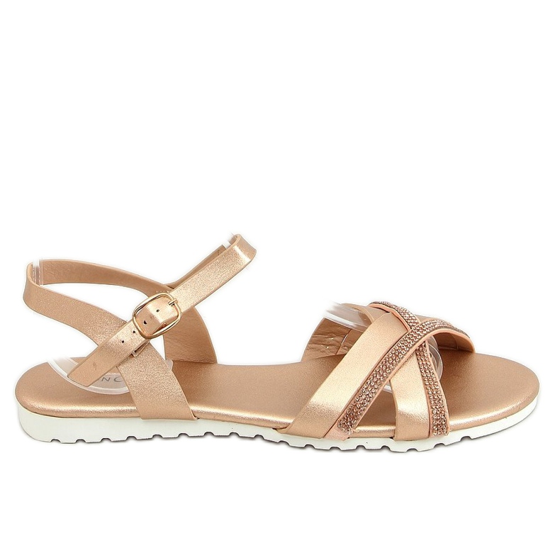 Sandali da donna champagne 3160 Champagne multicolore