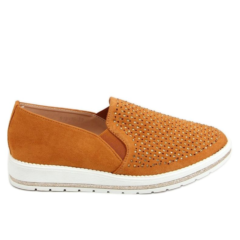 Scarpe traforate cammello 918-15 Cammello marrone