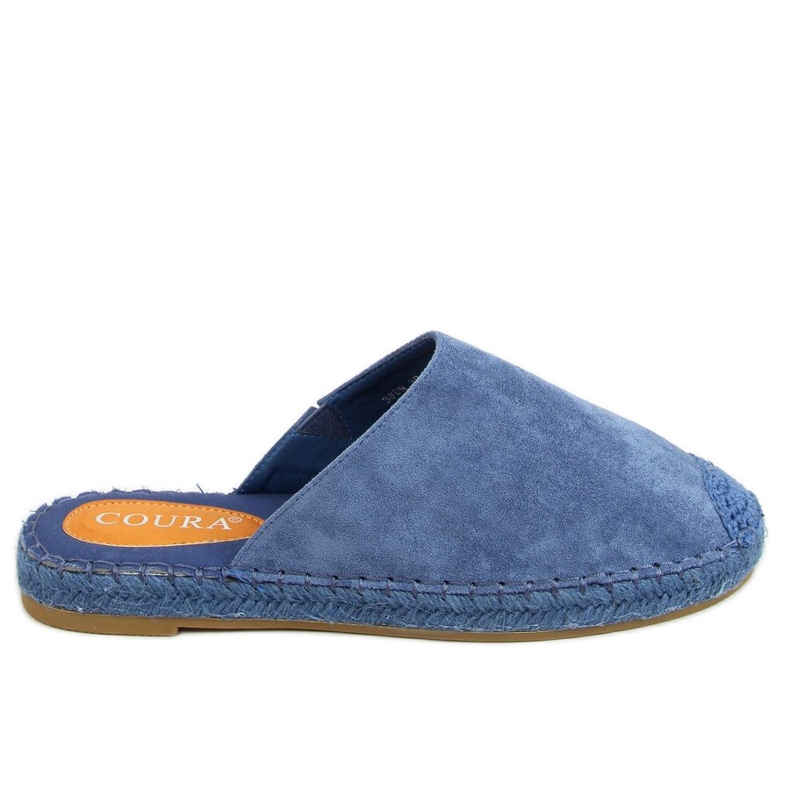 Espadrillas tinta unita blu 3899 Blu