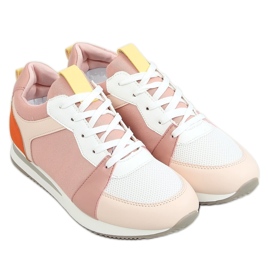 Scarpe sportive multicolori B0-546 Rosa multicolore