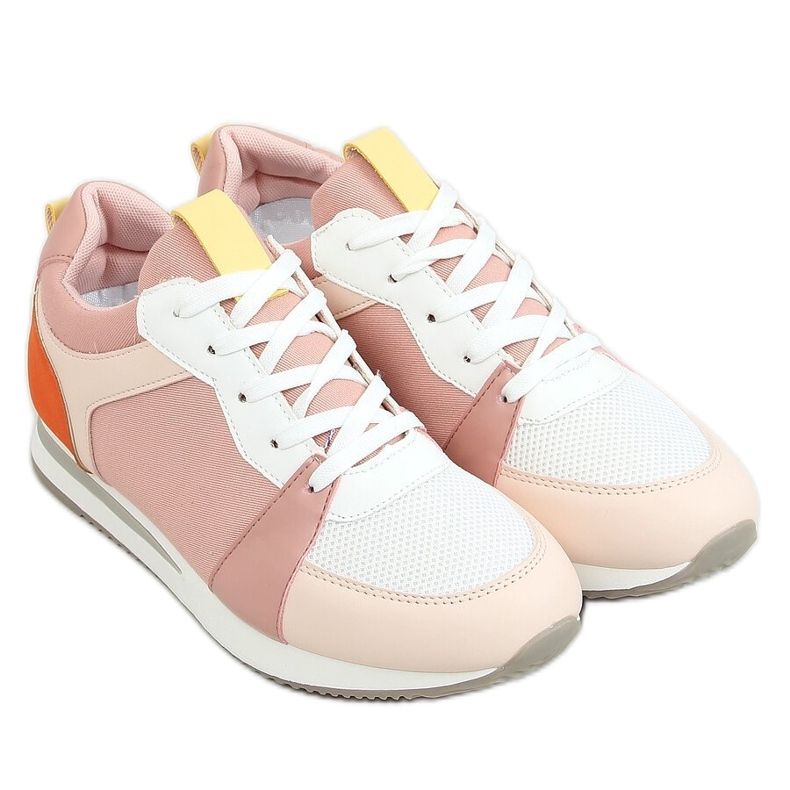 Scarpe sportive multicolori B0-546 Rosa multicolore