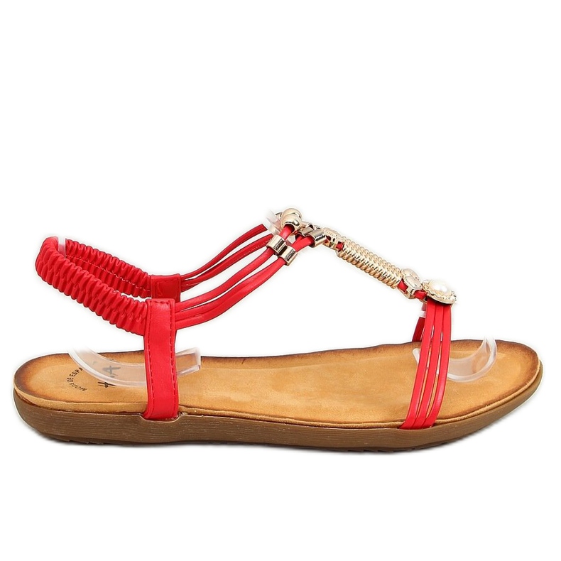 Sandali rossi da donna H075 Rojo rosso