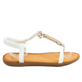 Sandali da donna bianchi H075 Blanco bianco