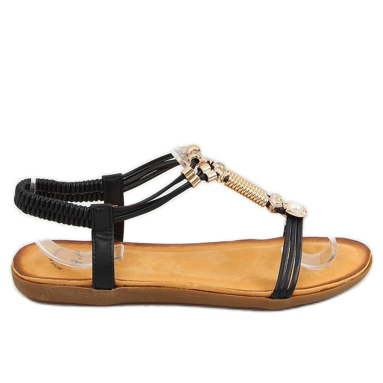 Sandali neri da donna H075 Negro nero