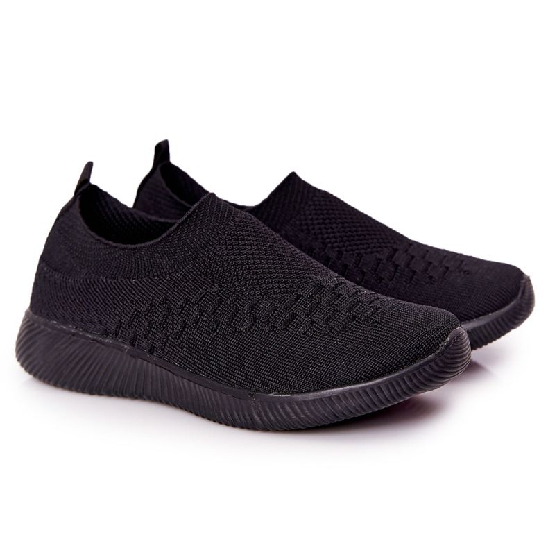 EVE Scarpe sportive per bambini Slip-On Black School Trip nero