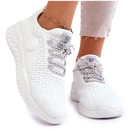 Scarpe Sportive Donna Memory Foam Big Star HH274296 Bianche bianco