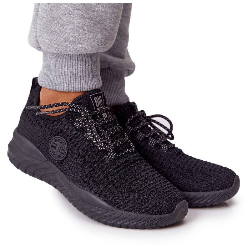 Scarpe sportive da donna Memory Foam Big Star HH274298 Nero
