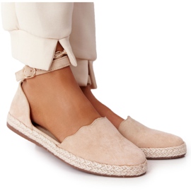 S.Barski Espadrillas In Camoscio Su Suola Di Paglia S. Bararski Beige