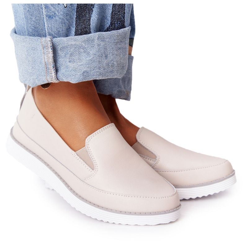 S.Barski Sneakers Donna Slip-On S. Barski Beige