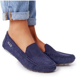PH1 Mocassini Donna Scamosciati Blu Navy San Marino