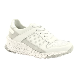 FILIPPO DP2008/21 scarpe sportive da donna in pelle, colore bianco bianca