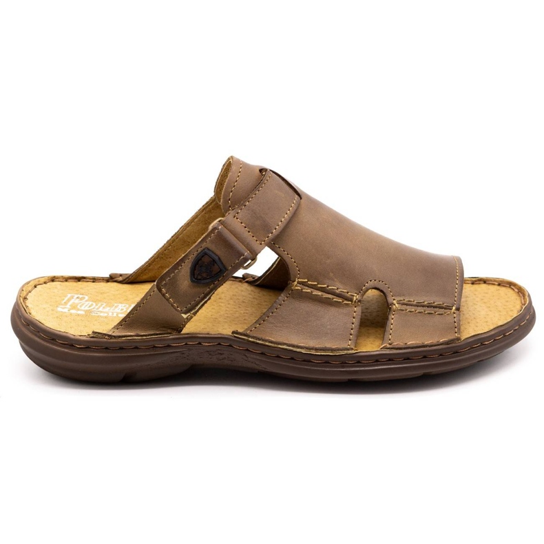 Polbut Pantofole da uomo 356 marrone