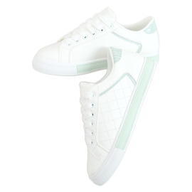 Sneakers donna bianche e blu A88-86 Blue bianca