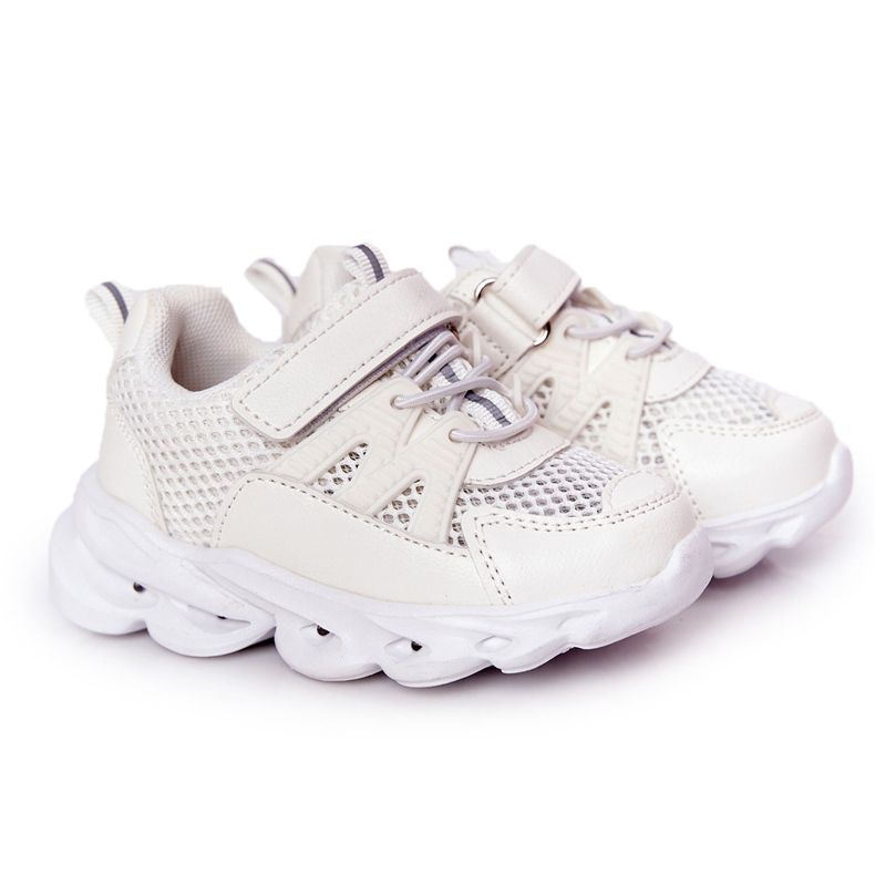 Sneakers Da Bambino Con Suola Illuminata Led Bianca So Cool!