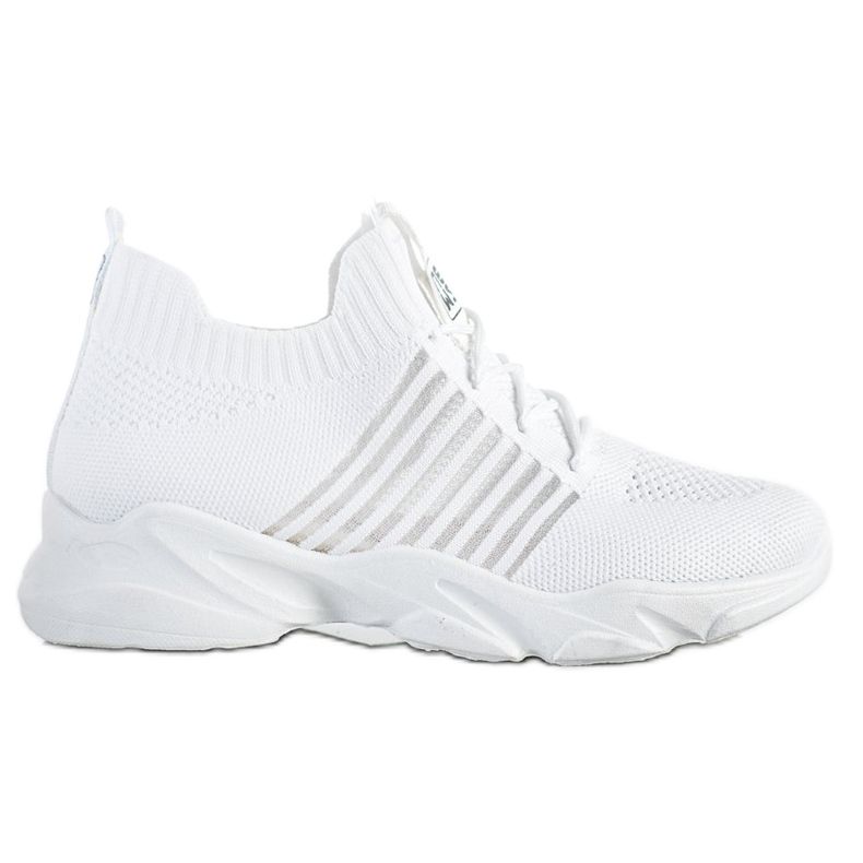 SHELOVET Scarpe sportive bianche chiare bianca