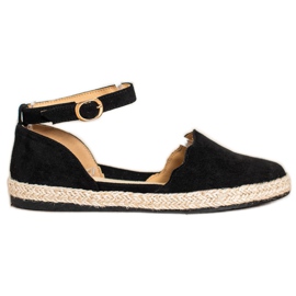 S. BARSKI Espadrillas Nere Con Fibbia S.BARSKI nero
