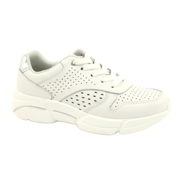 Scarpe Sportive in Pelle da Donna Bianche FILIPPO DP2156/21 WH bianco