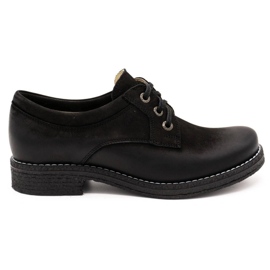 ButBal Scarpe da donna in pelle 656B nere nero
