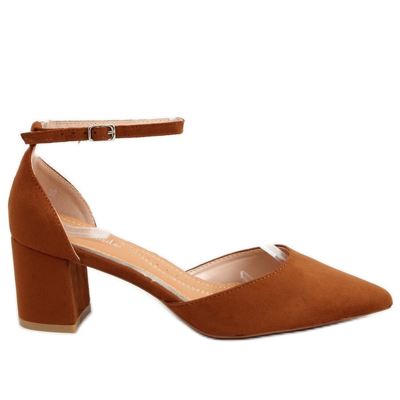 Décolleté aperto marrone 7584 Camel