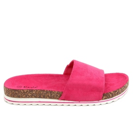 Ciabatte da donna in sughero fucsia 38840 Fushia rosa