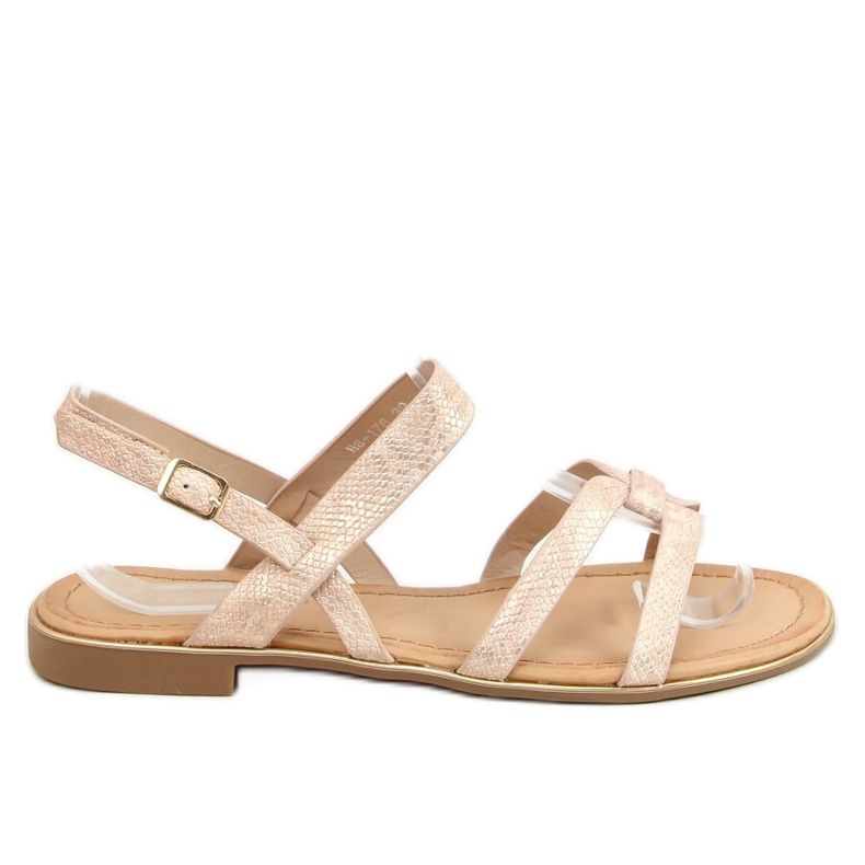 Sandali rosa da donna H8-176 Champagne