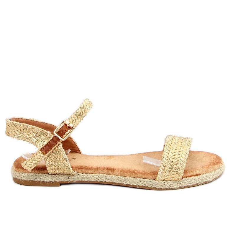 Sandali espadrillas dorati L197SA-1 Oro d'oro
