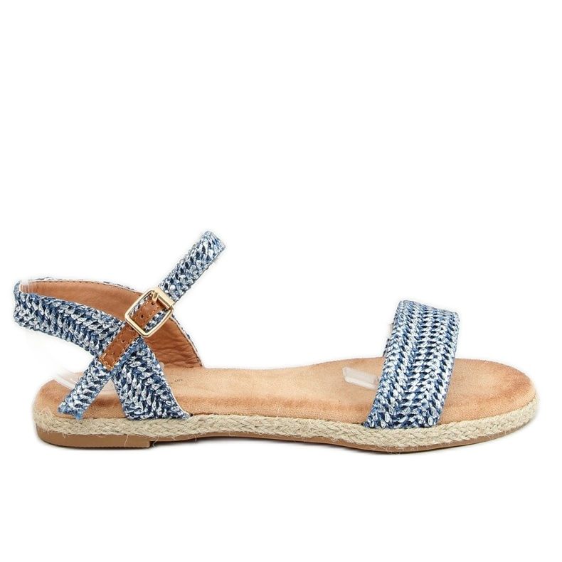 Sandali espadrillas blu L197SA-1 Blu