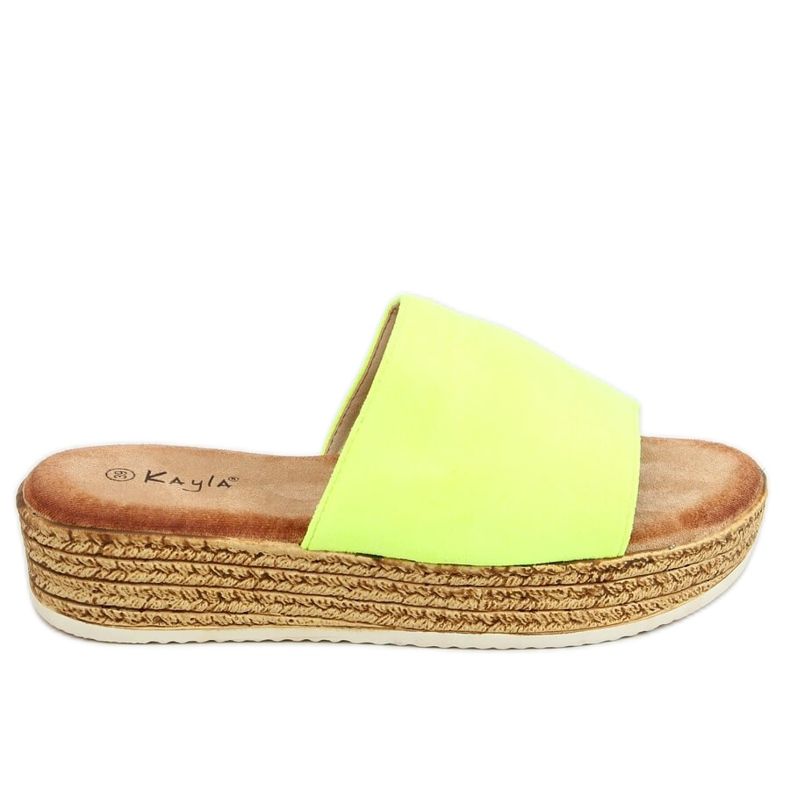 Giallo Pantofole da donna gialle 38846 Giallo fluorescente