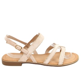 Sandali beige da donna H8-177 Beige