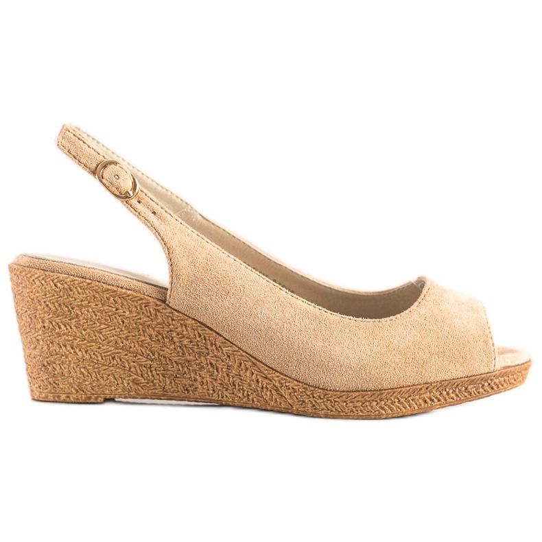 Goodin Sandali con zeppa casual marrone