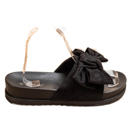 Seastar Pantofole Con Fiocco nero