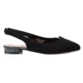 Goodin Décolleté slip-on con tacco a vista nero