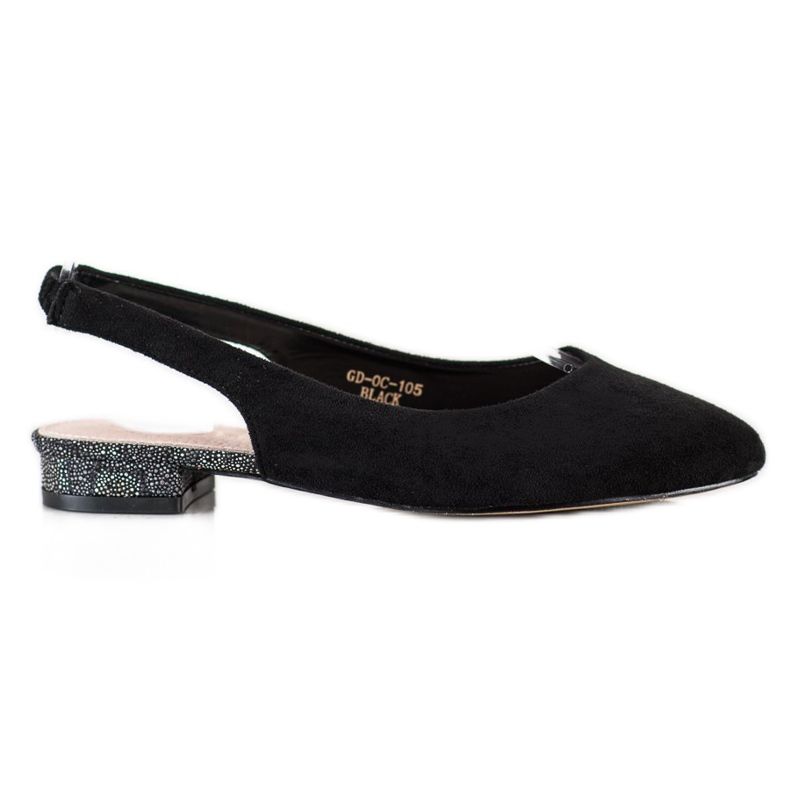 Goodin Décolleté slip-on con tacco a vista nero