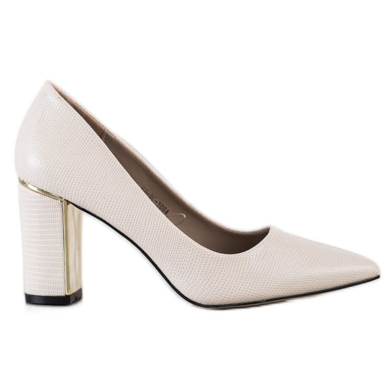 Goodin Décolleté alla moda su tacchi alti beige