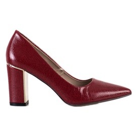 Goodin Décolleté alla moda su tacchi alti rosso