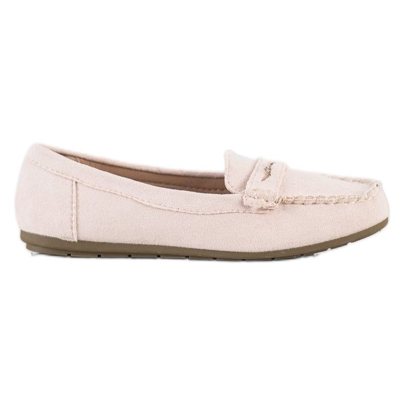 Super Me Mocassini in camoscio beige