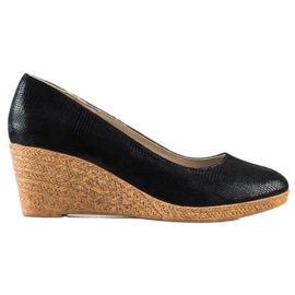 Goodin Pompe con zeppa leggera nero