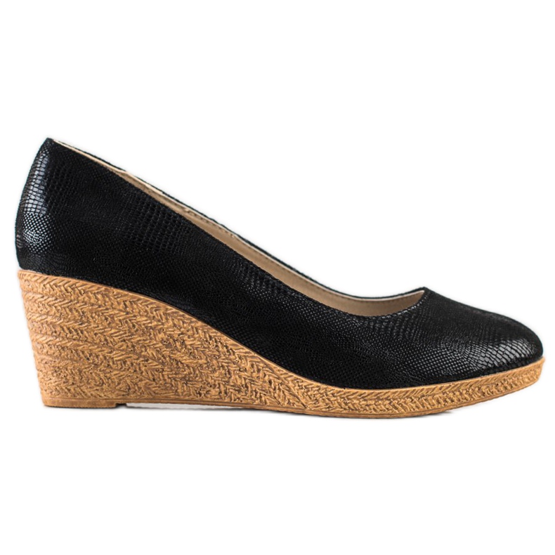 Goodin Pompe con zeppa leggera nero