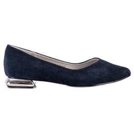 Goodin Décolleté con tacco piatto blu navy blu
