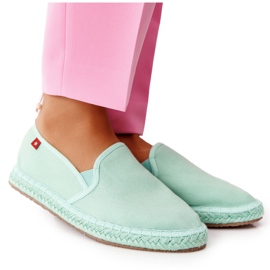 Espadrillas Verdi Sulla Suola Intrecciata Big Star DD274A141 verde