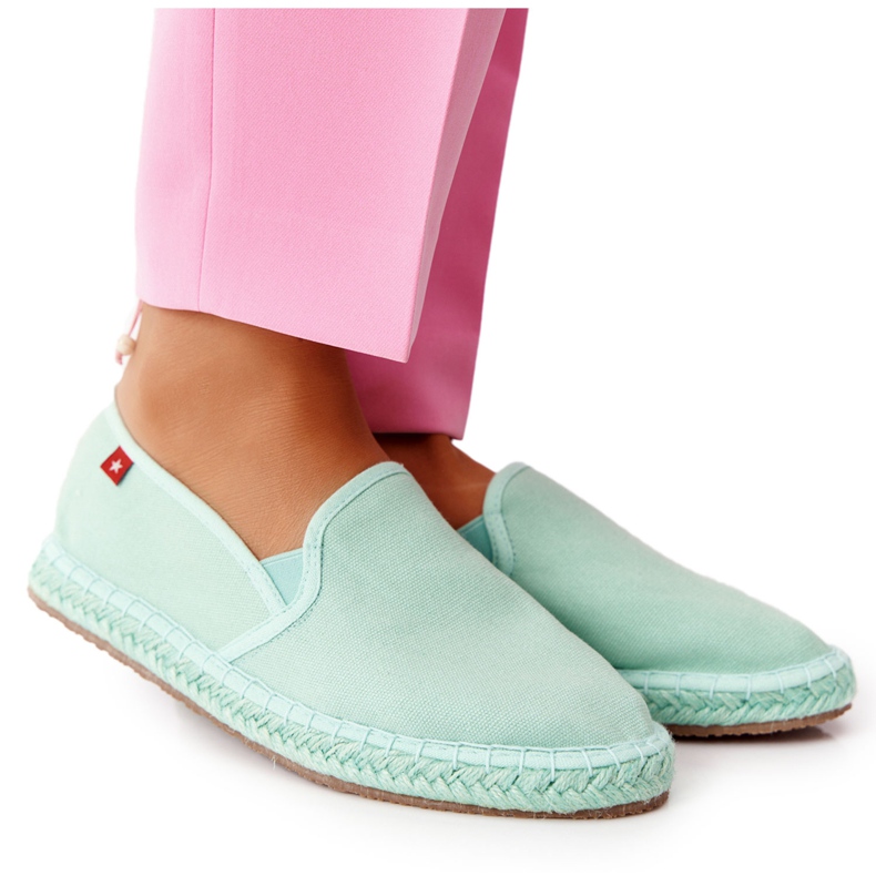 Espadrillas Verdi Sulla Suola Intrecciata Big Star DD274A141 verde