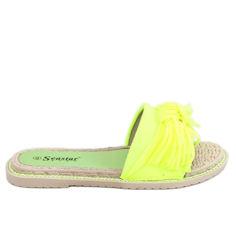 CK159 Pantofole da donna giallo fluo