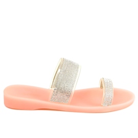 Rosa BG51 Ciabatte in silicone rosa d'argento
