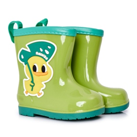 Galosce anatra verde per bambini