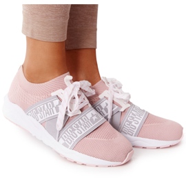 Scarpe sportive da donna Memory Foam Big Star HH274353 Rosa
