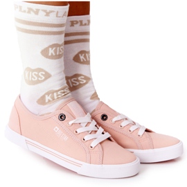 Sneakers da donna Big Star HH274060 Rosa bianco